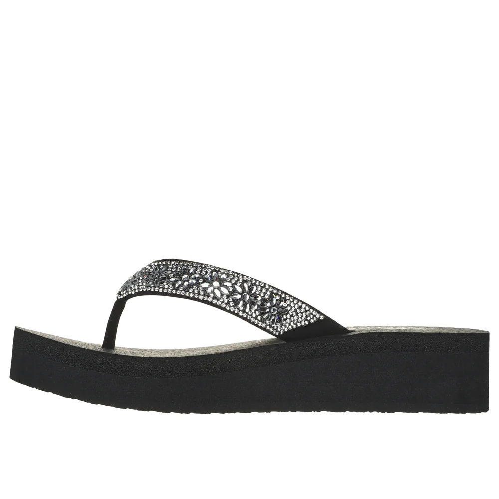Skechers 119638 Vinyasa-WildDaisies BLK - Image 3
