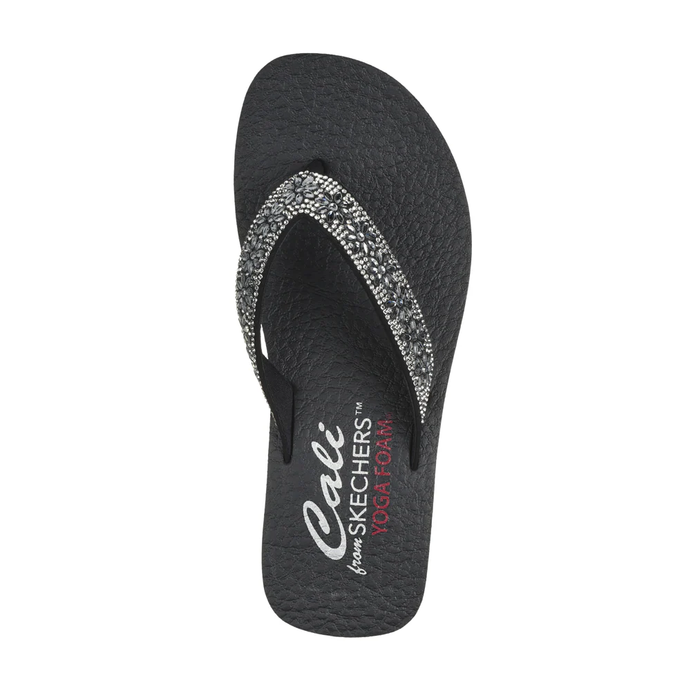 Skechers 119638 Vinyasa-WildDaisies BLK - Image 4