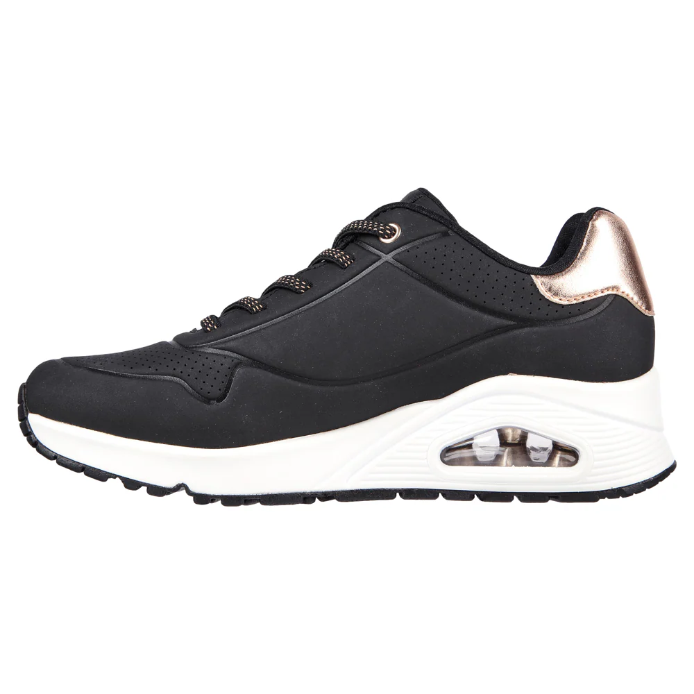 Skechers 155196 Uno Shimmer Away BLK - Image 3